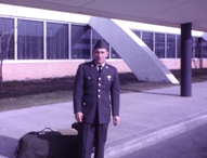 Young leaving for Vietnam, Apr 1967