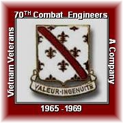 70th Engineers Unit Crest - Click to Enter Web Site